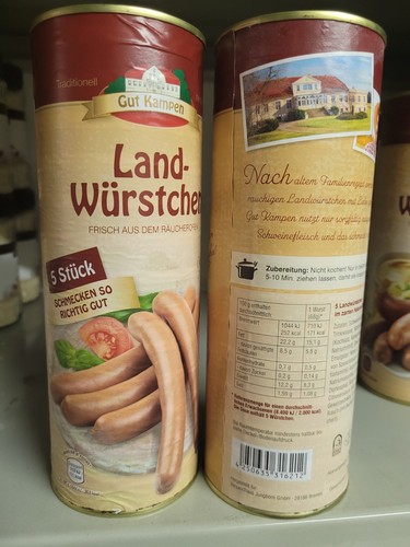 Land bockwurst 4x5 gut kampen - land,