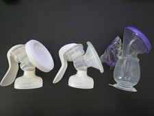  2 Philips AVENT + 1 Lansinoh Silikon-Milchpumpe