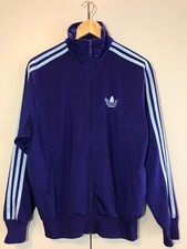 ADIDAS FIREBIRD OG TT Jacke Tracktop Lila Weiß Gr. M Retro Vintage