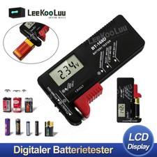 Batterietester digital universal 1,5V 9V AA Mignon Micro AAA Tester Batterie