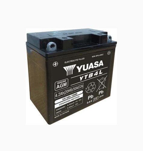 Yuasa motorradbatterie ytb4l - motorradbatterie,