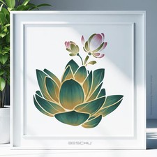 Blume Pflanze v115 Schablone