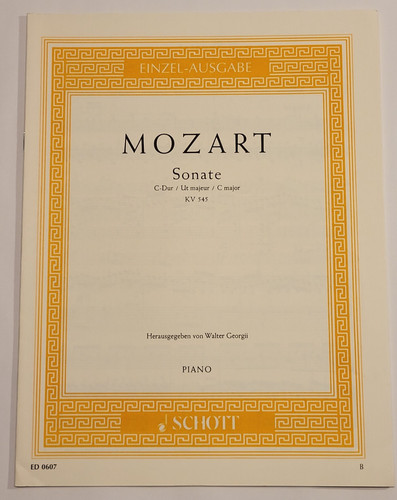 Klaviernoten mozart sonate - klaviernoten,