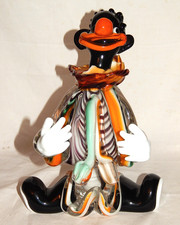 Grosse Murano Glas Figur CLOWN
