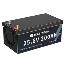 24V 200Ah LiFePO4 Lithium Batterie Solar Wohnmobil Boot Akku BMS 15000+ Zyklen