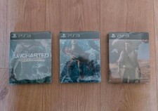 PS3 Uncharted Trilogy Limited Collector's Edition Steelbook Bundle (NEU & OVP)