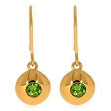 Xen ohrhänger mit peridot - ohrhänger,