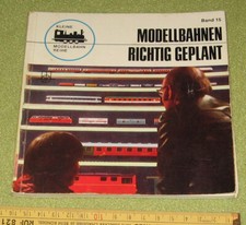 kleines Buch Modellbahnen Reihe B.15 Richtig Geplant (KB)