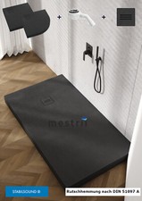 Duschwanne Duschtasse Schwarz