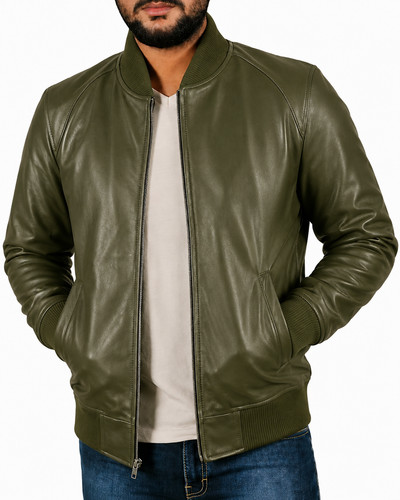 Herren lederjacke lammfell - herren,
