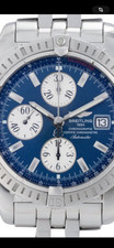 Breitling Chronomat Evolution  A13356 überh.  Zust.1b Stahl bl. Zifferblatt