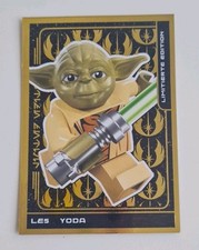 LEGO Star Wars, Serie 5 Trading Card LE5 Yoda Limited Edition, Gold