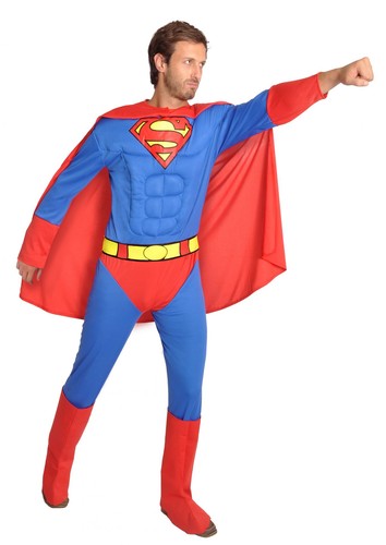 Kostüm superman mit muskeln - kostüm,