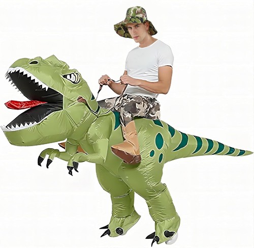 Aufblasbares dino kostüm für - aufblasbares,