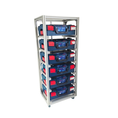 Moverack profi regal - 6f, für