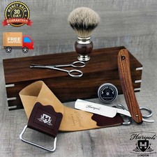 Holz Rasur Geschenkset Friseur