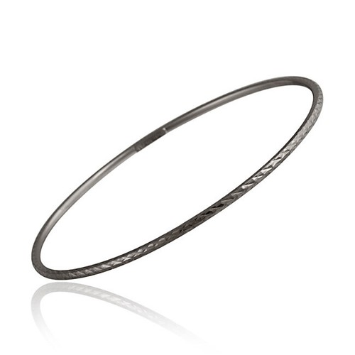 Schwarz rhodium overlay 925 - schwarz,