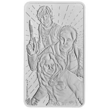 Star Wars™ Light Side 10 oz 999.9 Silberbarren in original Folie verschweißt