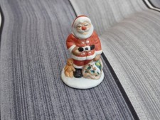 Weihnachten Hutschenreuther Mini Weihnachtsmann Teddy Geschenkesack Beutel rot