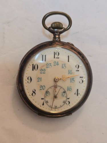 Helios taschenuhr 800 silber - taschenuhr,