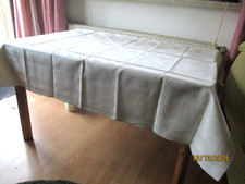 3)Antike Leinen Damast