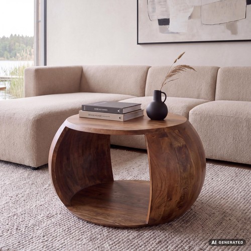 Couchtisch mango massivholz - couchtisch,