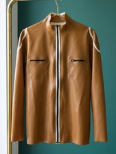 NEU - Herren Latexjacke braun