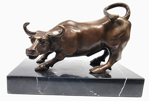 Bronzeskulptur stier bulle - stier,
