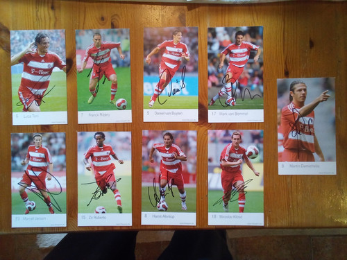 Autogrammkarten bayern - autogrammkarten, fc