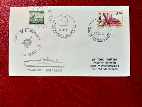 Beleg norge schiffpost - beleg, norge,