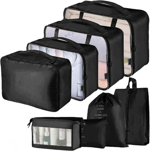 9er set kofferorganizer mit - set,