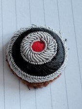 Kokarde schwarz weiß rot Offizier ausgeschnitten neu 1 Stück