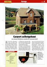 Mit Holzleisten einen Carport bauen / Bauanleitung