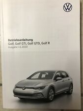 VW GOLF 8  Golf GTI GTD 2020 2021 Betriebsanleitung Bedienungsanleitung Handbuch
