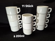11x Stapeltassen 200ml