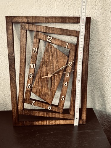 Wanduhr holz handarbeit - holz,