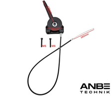 Gashebel mit Seilzug L620mm Rüttelplatte Stampfer Bomag Ammann Rasenmäher