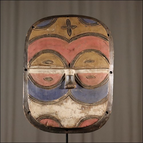 69536 maske teke kongo afrika - maske,