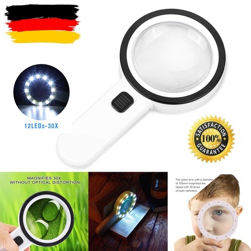 Extra große led handlupe - große,