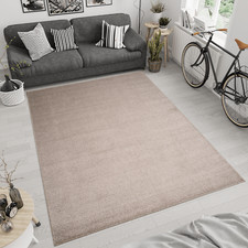 Wohnzimmer Teppich Einfarbig