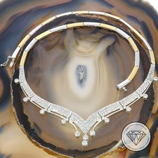 Wert 4.150,- Bicolor Collier
