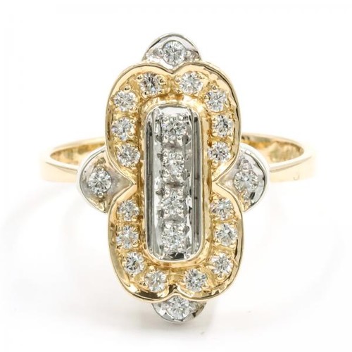 Ring mit brillanten diamanten - ring,