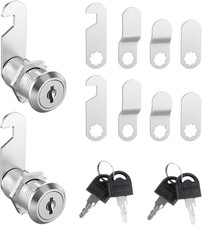 Briefkastenschloss 16mm mit 5 Schlüsseln und 5 verschiedenen Schließblechen
