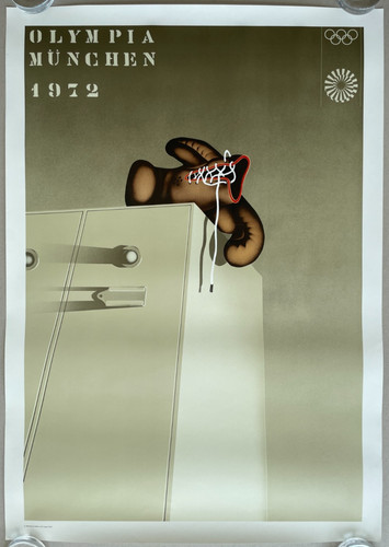 Plakat poster olympiade 1972 - plakat,