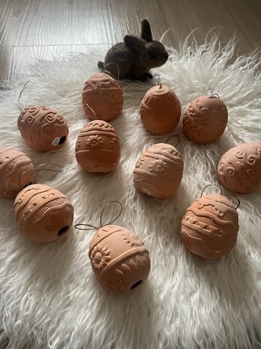 Eier terrakottafarben aus - 11,