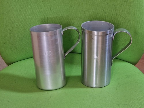 Alu becher liter alt - 1, vintage