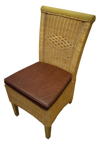 Antic braun leder - leder, sitzkissen
