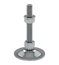 Stellfuß Gelenkfuß Maschinenfuß Nivellierfuß verstellbar Stahl Ø 80mm M8-M30