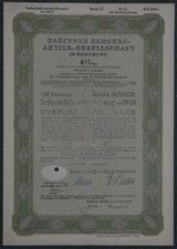 Harpener Bergbau-Aktien-Gesellschaft 1935  4,5 % Anleihe 100 RM Serie 08