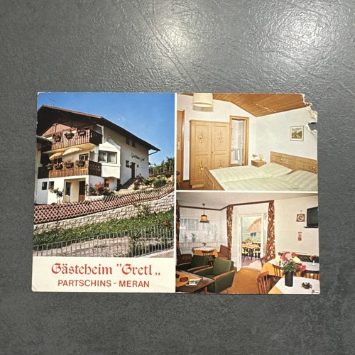 Postkarte partschins meran - postkarte,